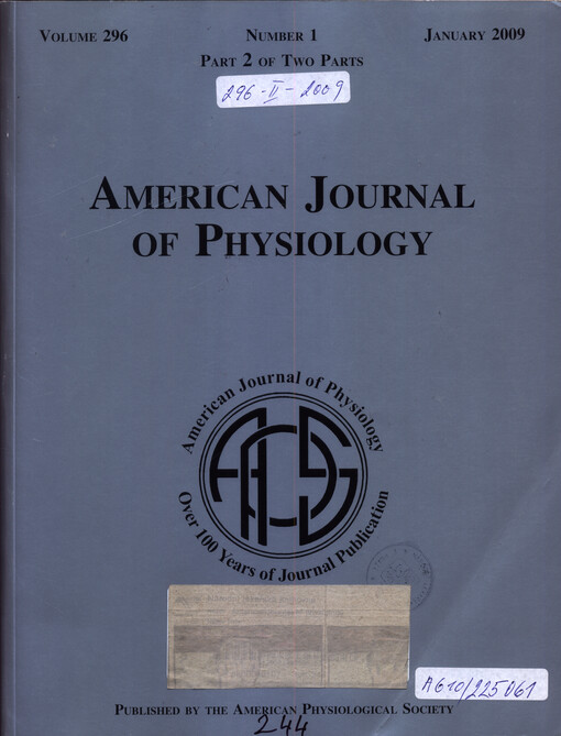 American journal of physiology : [Consolidated edition]