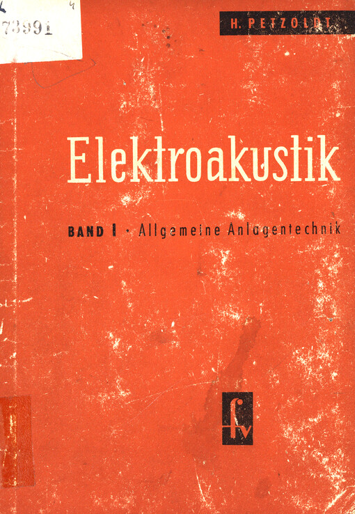 Elektroakustik. Bd. 1., Allgemeine Anlagentechnik