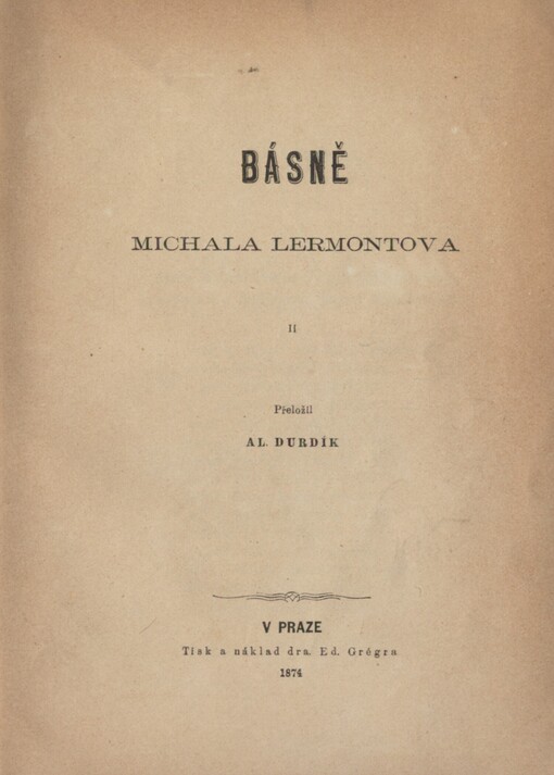 Básně Michala Lermontova