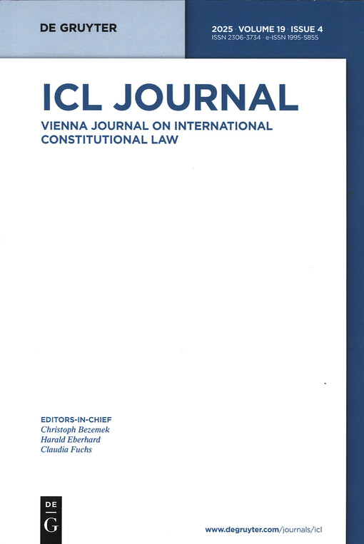 Vienna journal on international constitutional law