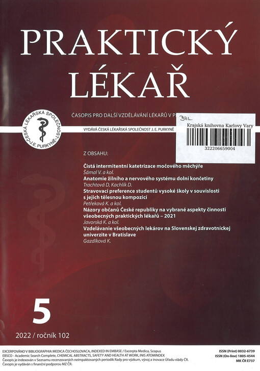 Praktický lékař : časopis pro další vzdělávání lékařů