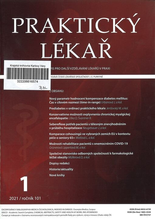 Praktický lékař : časopis pro další vzdělávání lékařů