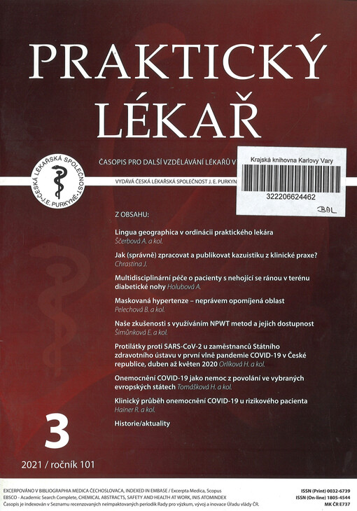 Praktický lékař : časopis pro další vzdělávání lékařů