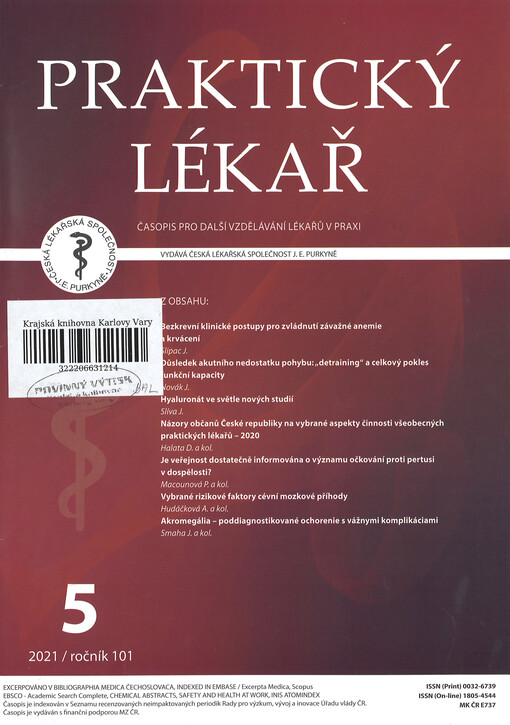 Praktický lékař : časopis pro další vzdělávání lékařů