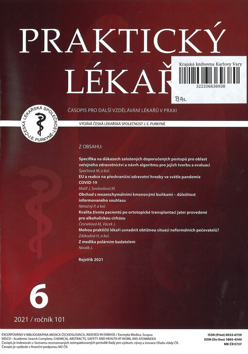 Praktický lékař : časopis pro další vzdělávání lékařů