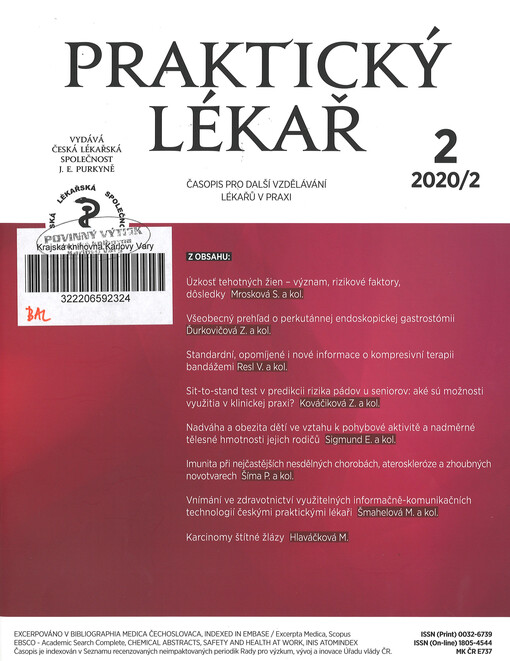 Praktický lékař : časopis pro další vzdělávání lékařů