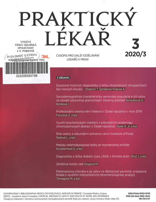 Praktický lékař : časopis pro další vzdělávání lékařů