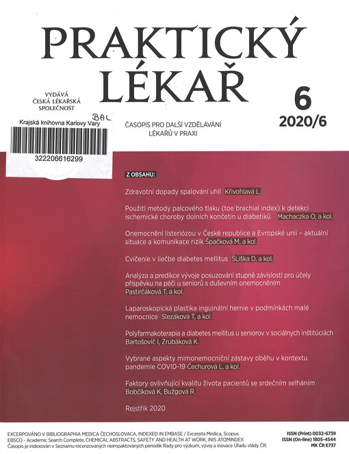 Praktický lékař : časopis pro další vzdělávání lékařů