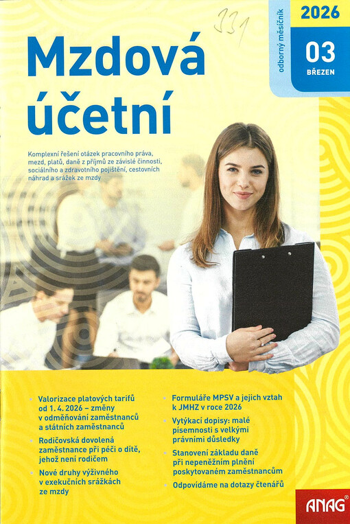 Mzdová účetní : měsíčník pro praxi mzdových účetních