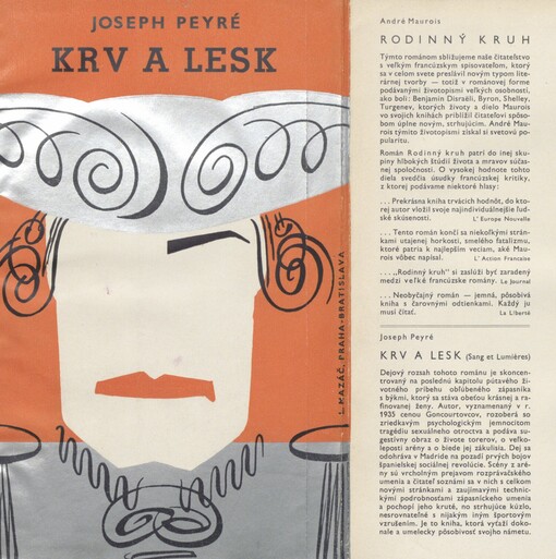 Krv a lesk =: [Sang et Lumières] : román