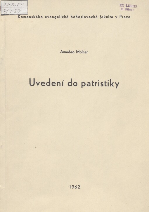 Uvedení do patristiky