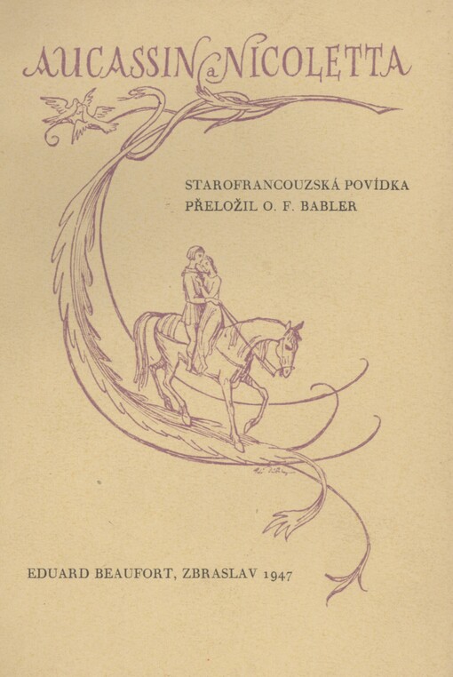 Aucassin a Nicoletta: starofrancouzská povídka