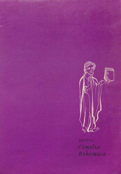 Cimelia Bohemica: edition von Faksimilien : [ediční plán]