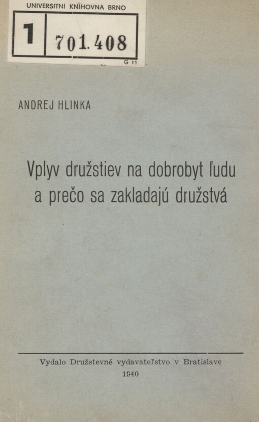 Vplyv družstiev na dobrobyt ľudu a prečo sa zakladajú družstvá