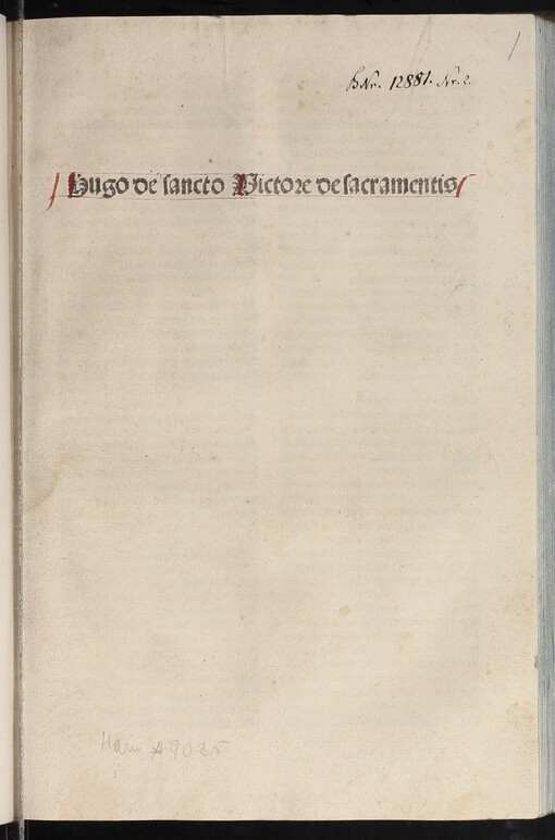 Konvolut začínající dílem: Liber Discipuli de eruditione Christifidelium