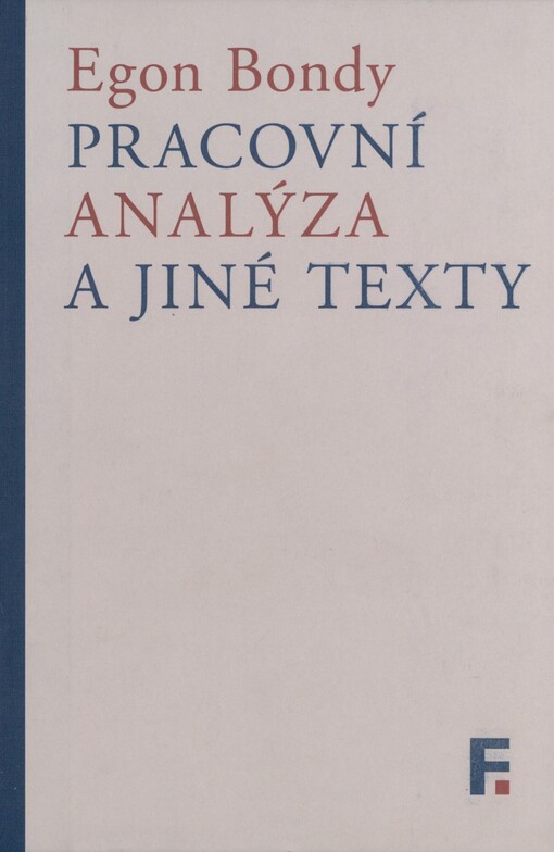 Pracovní analýza a jiné texty