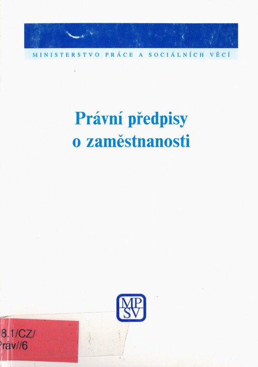 Právní předpisy o zaměstnanosti