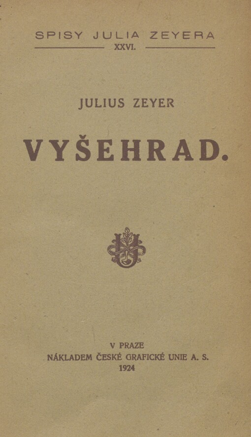 Vyšehrad: kruh epických básní