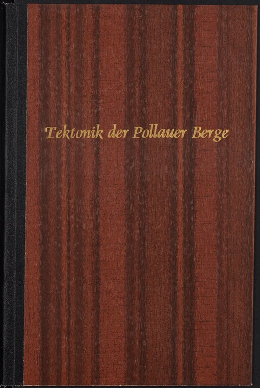 Zur Tektonik der Pollauer Berge