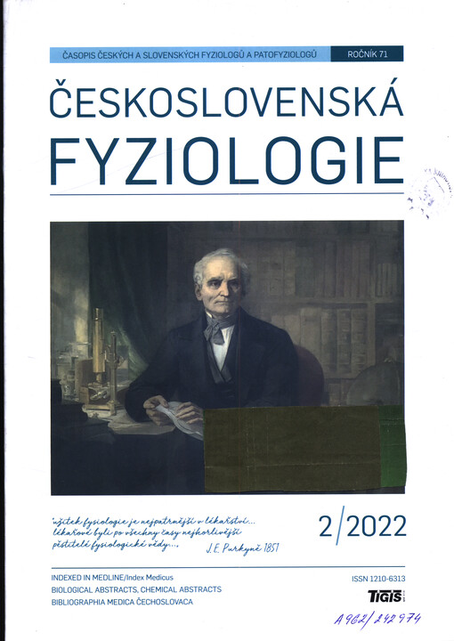 Československá fyziologie : biomedicínský časopis České fyziologické společnosti