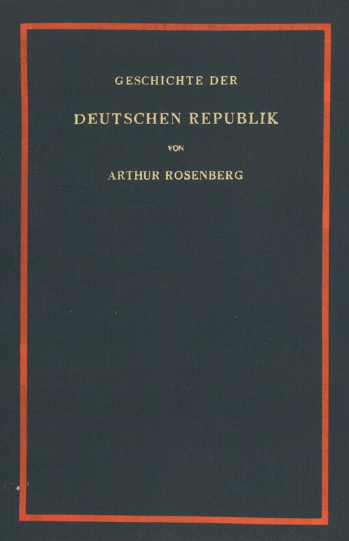 Geschichte der Deutschen Republik
