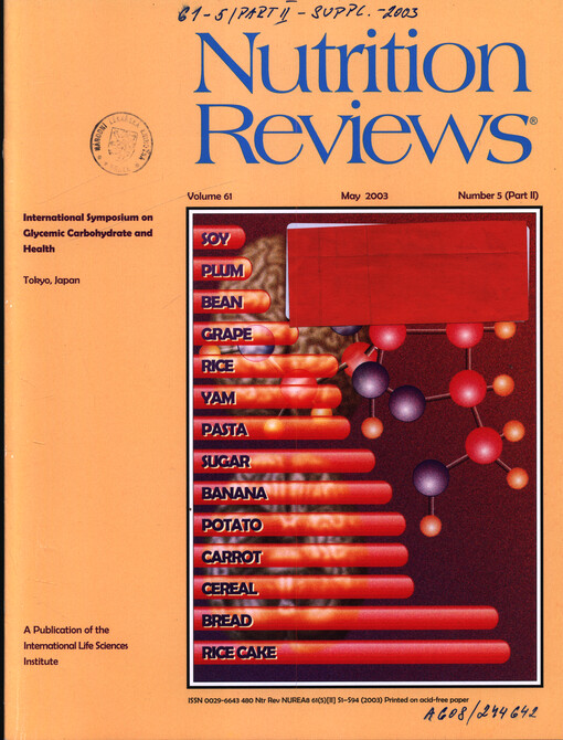 International Symposium on Glycemic Carbohydrate and Health