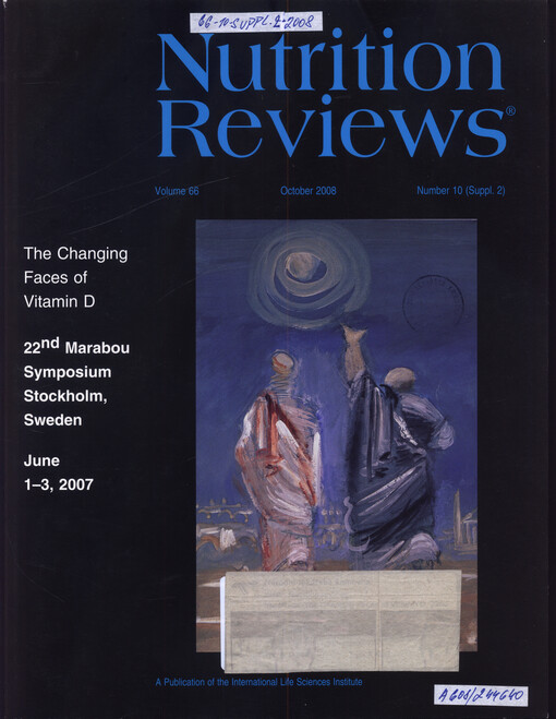 The Changing Faces of Vitamin D : 22nd Marabou Symposium Stockholm, Sweden, June 1-3, 2007