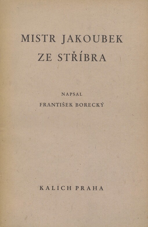 Mistr Jakoubek ze Stříbra