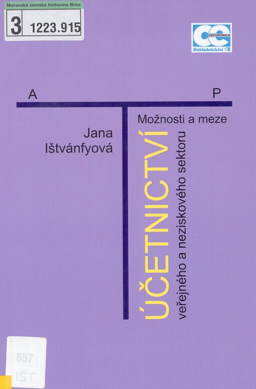 Možnosti a meze účetnictví veřejného a neziskového sektoru