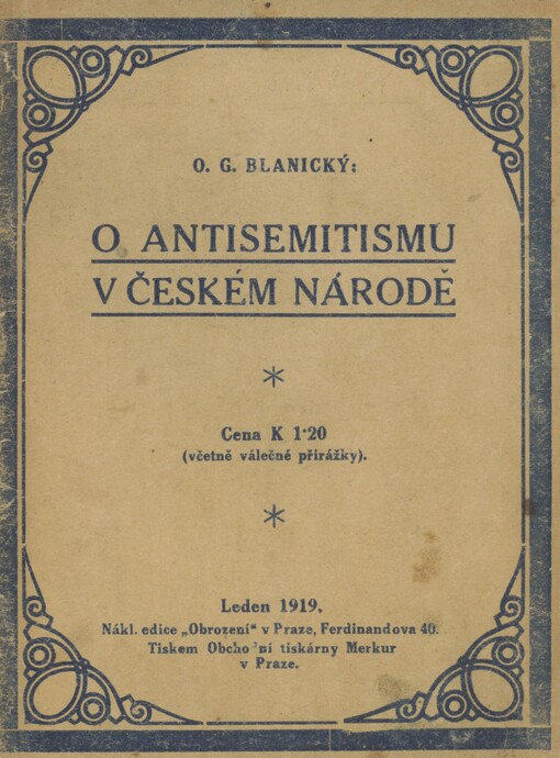 O antisemitismu v českém národě