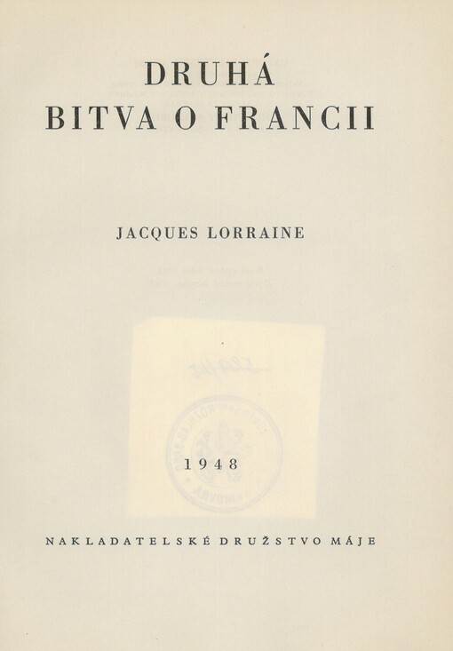 Druhá bitva o Francii