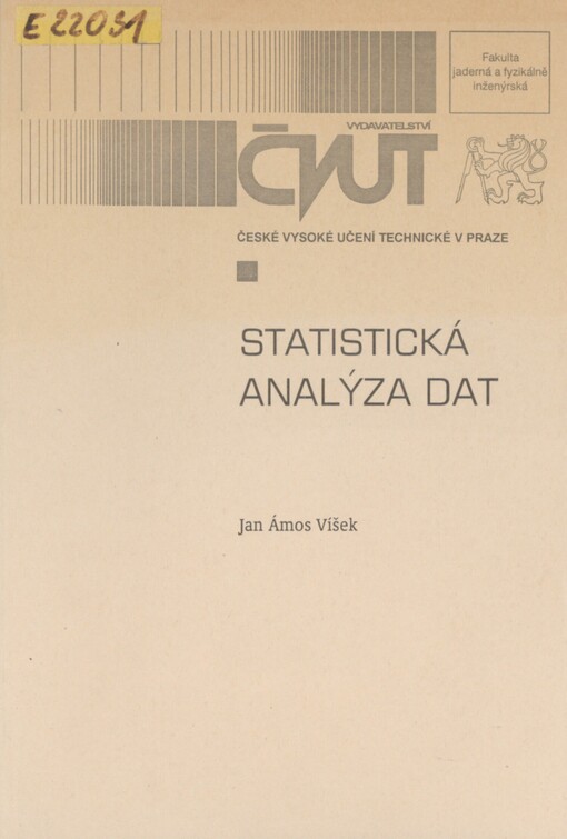 Statistická analýza dat
