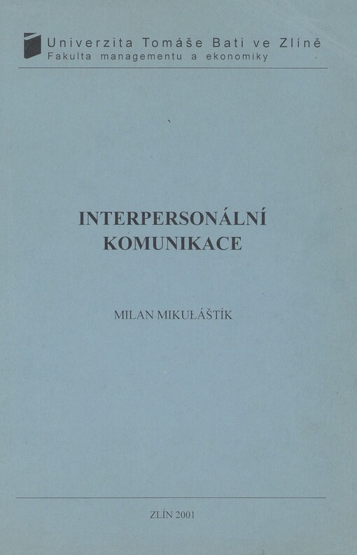 Interpersonální komunikace