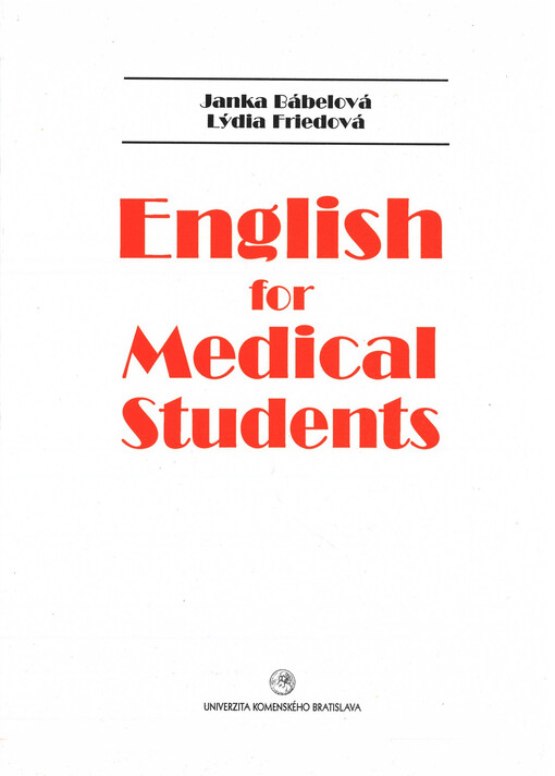 English for medical students
