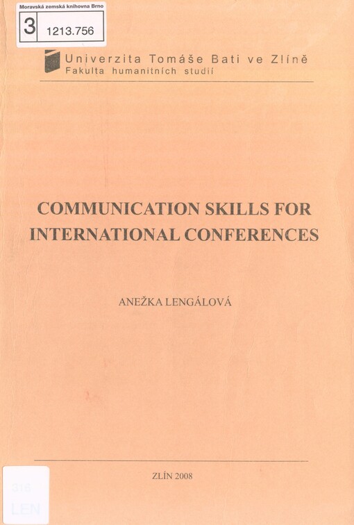 Communication skills for international conferences