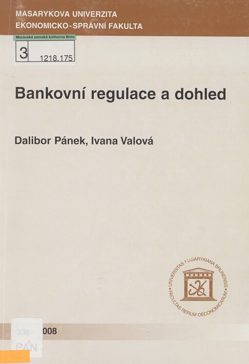 Bankovní regulace a dohled