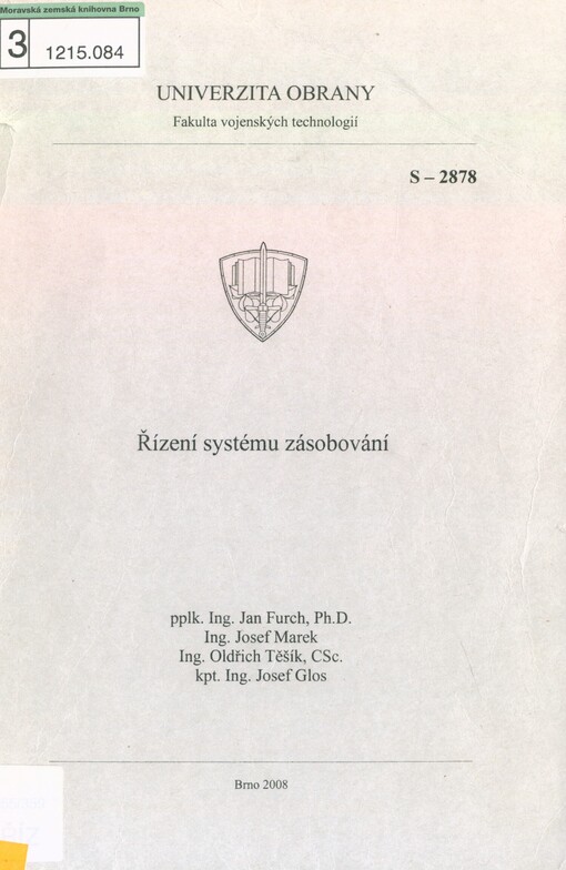 Řízení systému zásobování