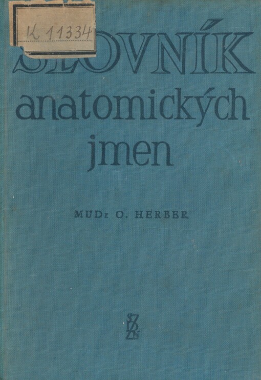 Slovník anatomických jmen