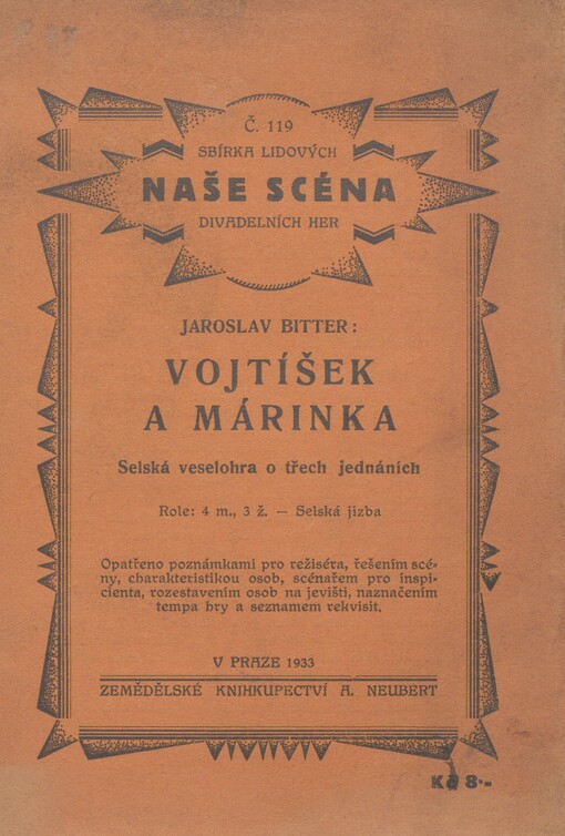 Vojtíšek a Márinka: Selská veselohra o 3 jednáních