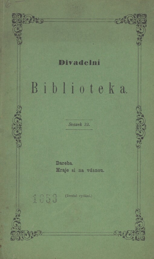 Dareba: fraška ve třech jednáních
