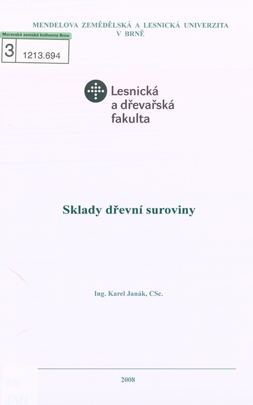 Sklady dřevní suroviny