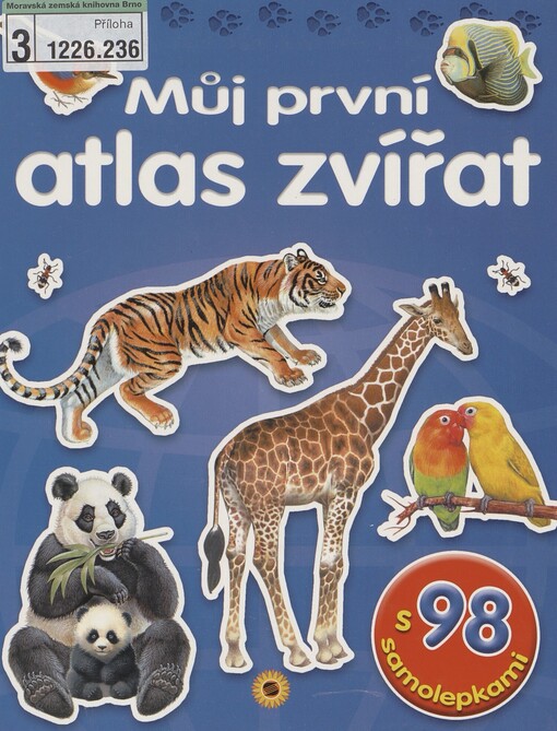 Můj první atlas zvířat se samolepkami