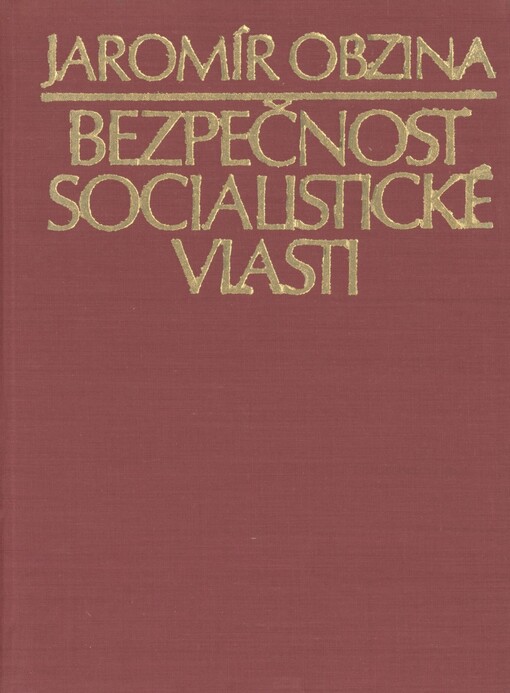 Bezpečnost socialistické vlasti