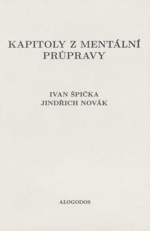 Kapitoly z mentální průpravy