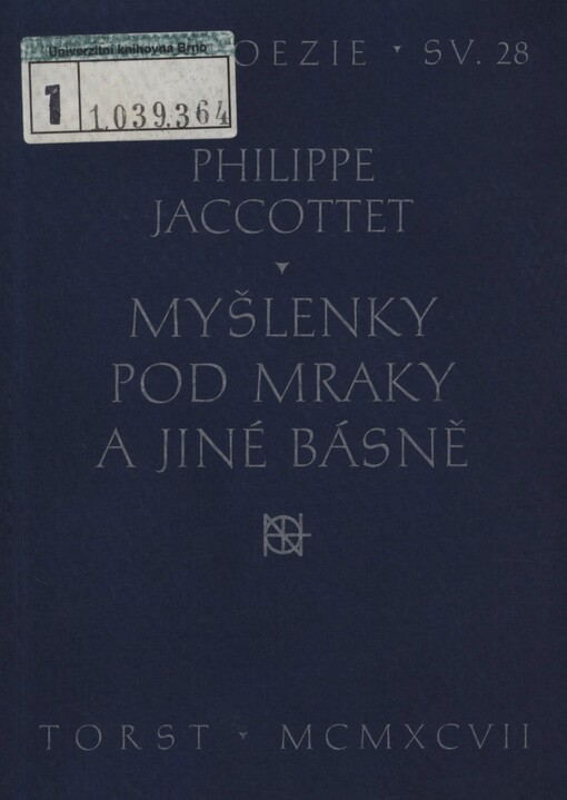 Myšlenky pod mraky a jiné básně
