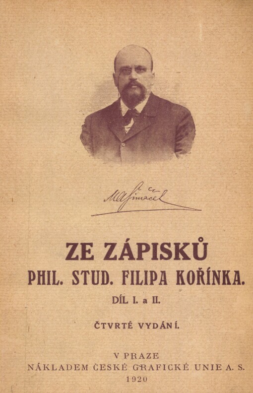 Ze zápisků phil. stud. Filipa Kořínka