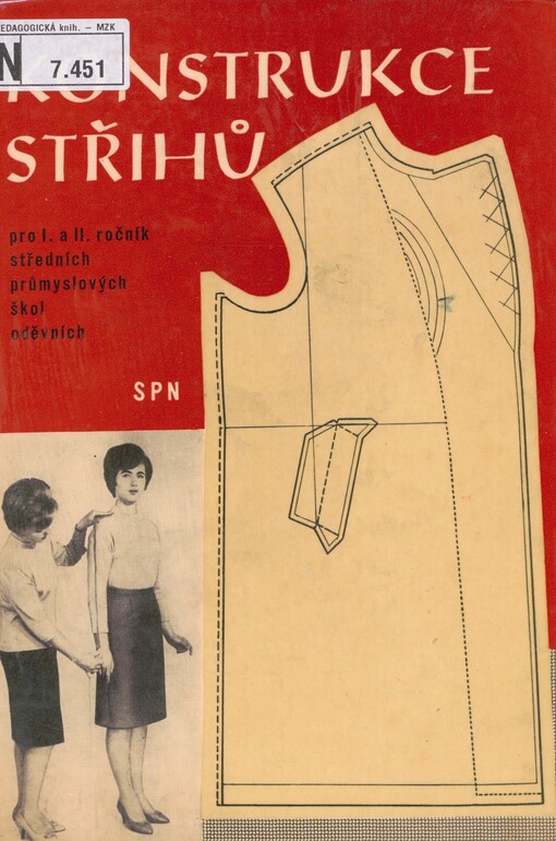 Konstrukce střihů pro 1. a 2. ročník středních průmyslových škol oděvních