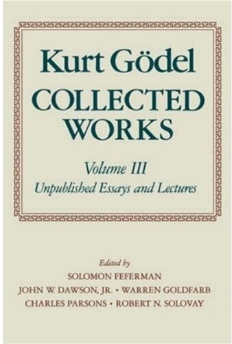 Collected works. Vol. 3, Unpublished essays and lectures