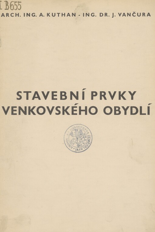 Stavební prvky venkovského obydlí