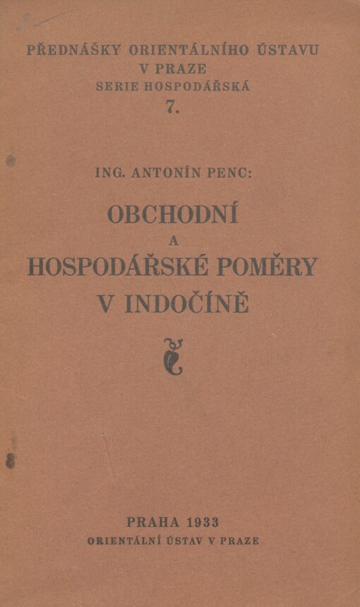 Obchodní a hospodářské poměry v Indočíně
